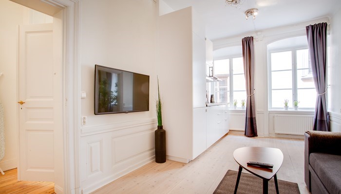 ApartDirect Gamla Stan II Hotellägenhet i Stockholm: Superior med 1 sovrum -TV